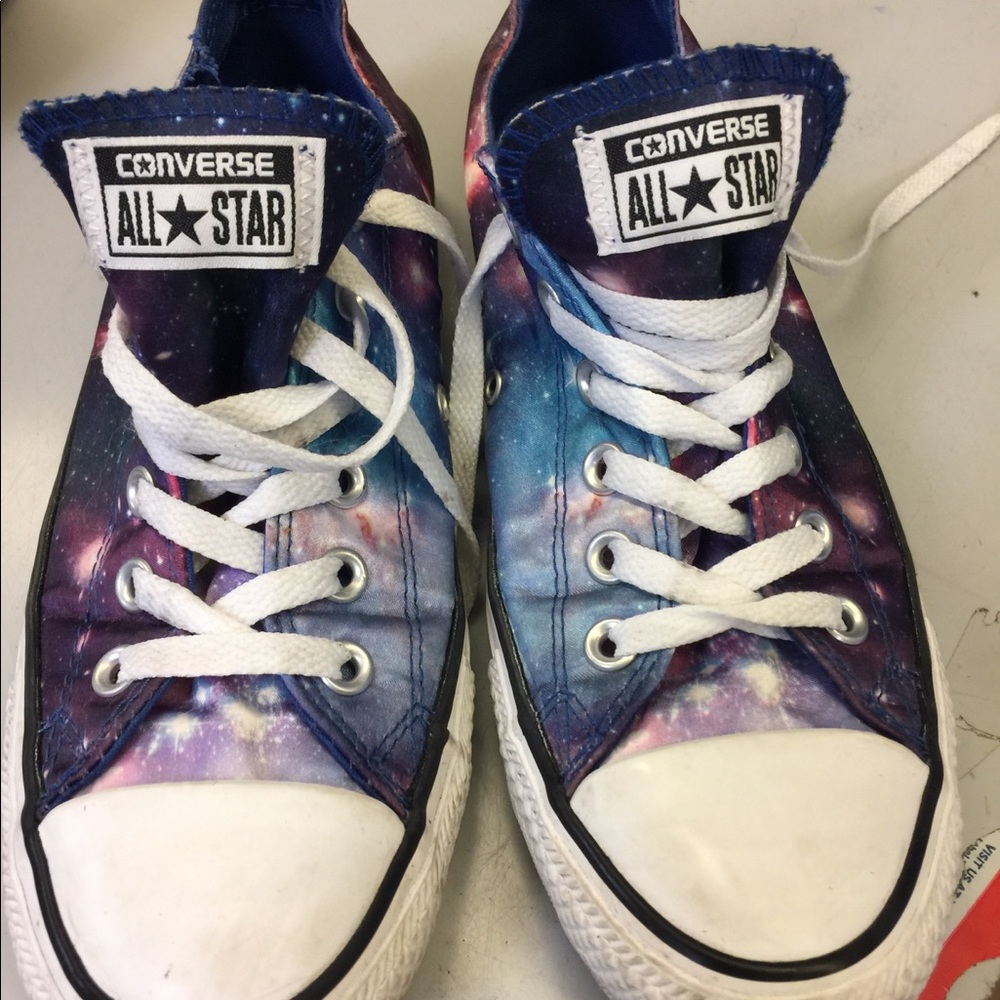 Converse galaxy print